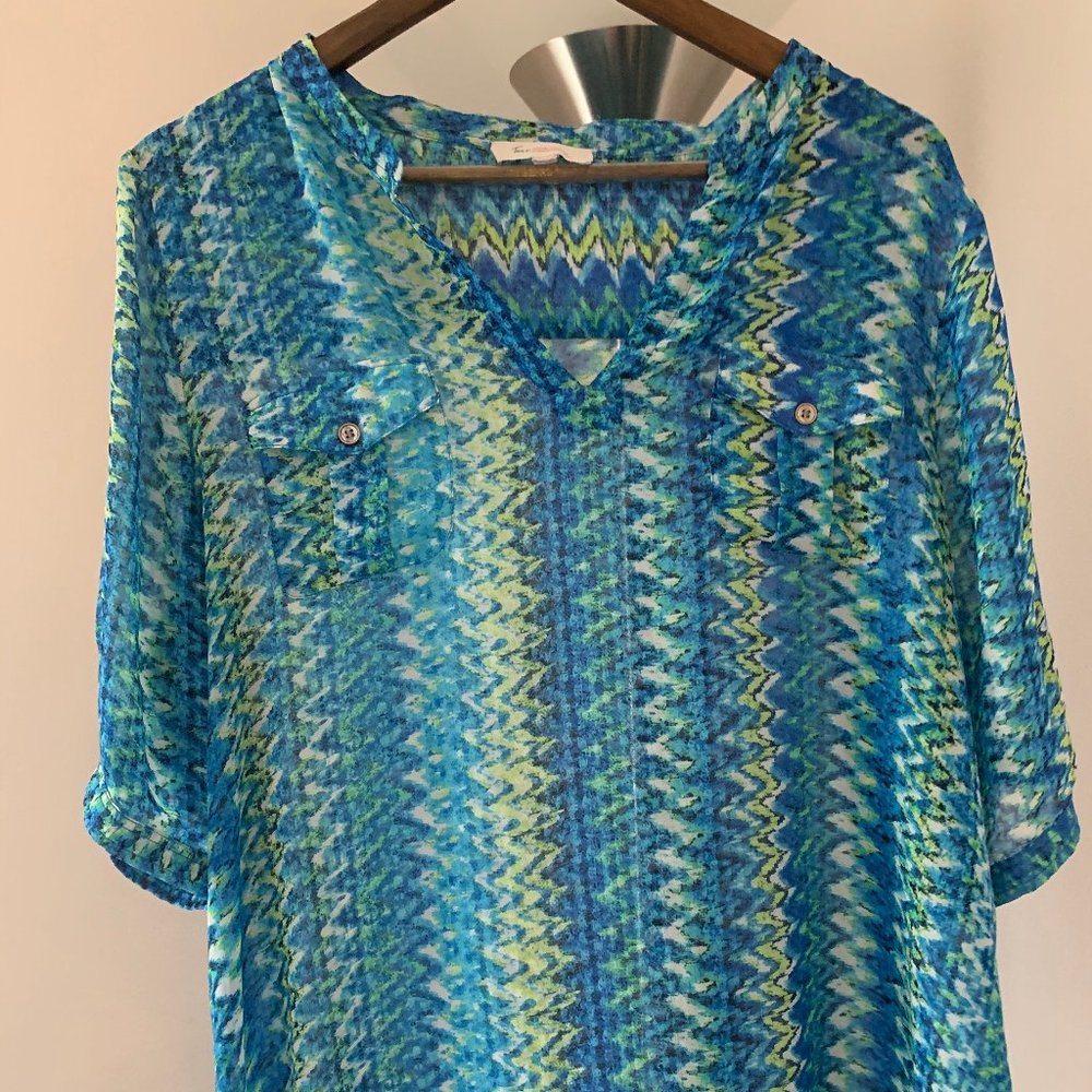 Turo by Vince Camuto 3/4 Sleeve Top